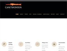 Tablet Screenshot of canetsfontein.com